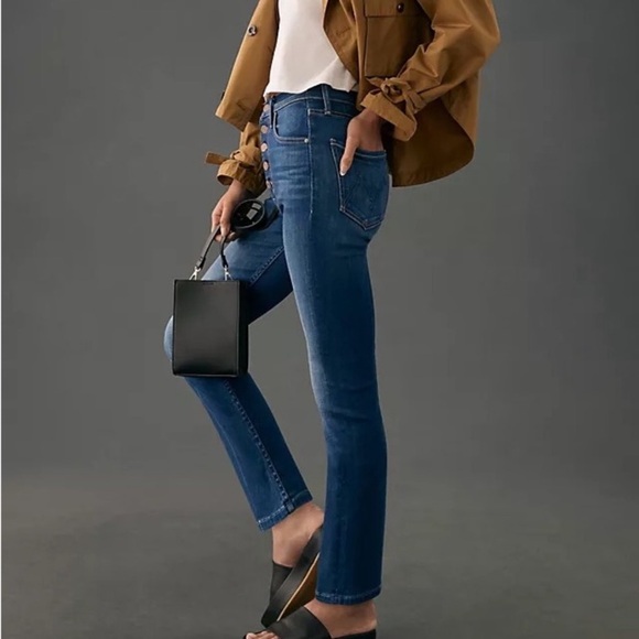 MOTHER The Pixie Rider Ankle Jean Taxi! High Waist Size 25 - Picture 4 of 16